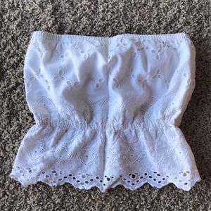 Forever 21 Strapless Lace Crop🔥🔥